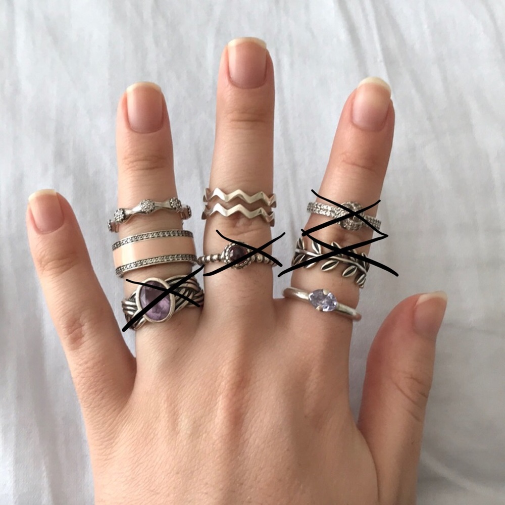 DO NOT BUY! Pandora Rings Collection - Picture 3 of 4